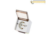 پریز بارانی روکار ارت دار پارت مدل آذین