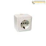 پریز روکار ارت دار پارت مدل شهاب