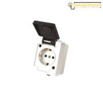 پریز بارانی روکار ارت دار پارت مدل برکه