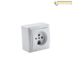 پریز تلفن دو منظوره روکار پارت مدل شهاب